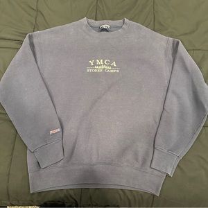 Men’s Navy Blue Jansport Crewneck (YMCA graphic design)